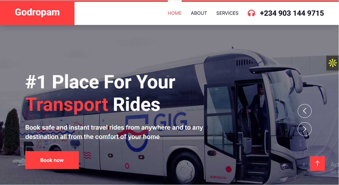 Godropam website Image