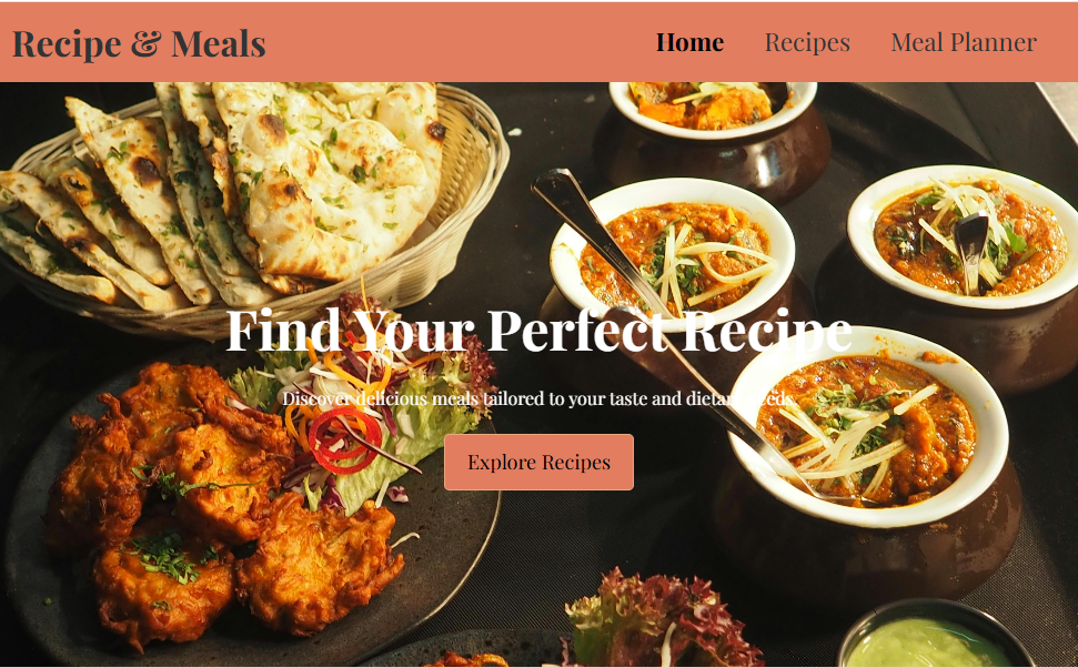Recipe Website Image